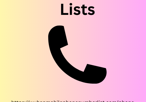 Phone Number List