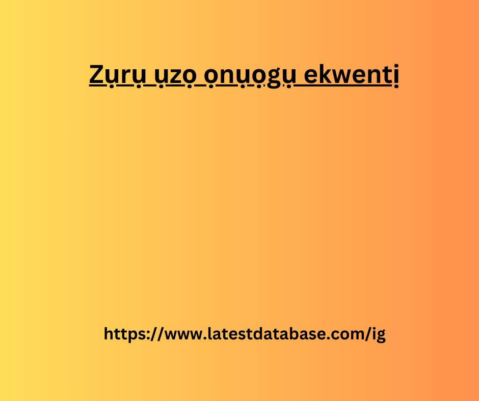 Zụrụ ụzọ ọnụọgụ ekwentị