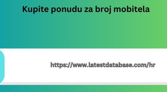 Kupite ponudu za broj mobitela