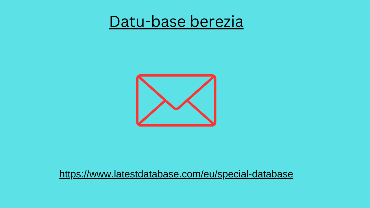 Datu-base berezia