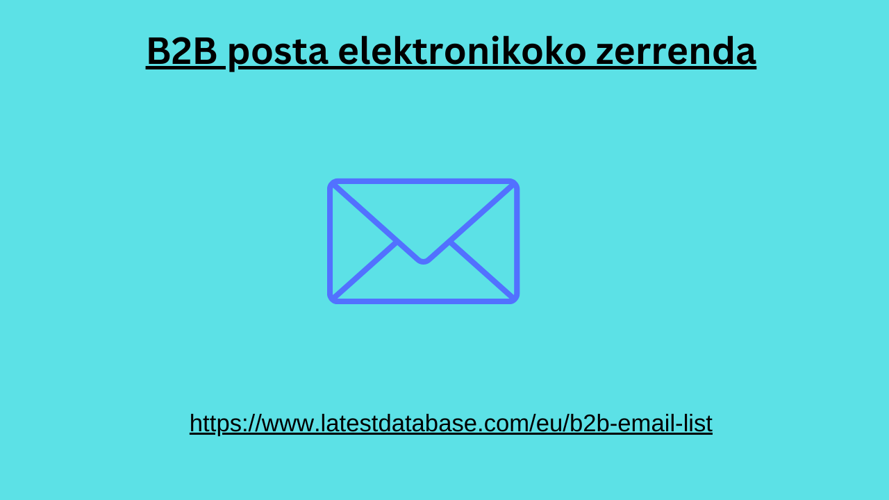 B2B posta elektronikoko zerrenda