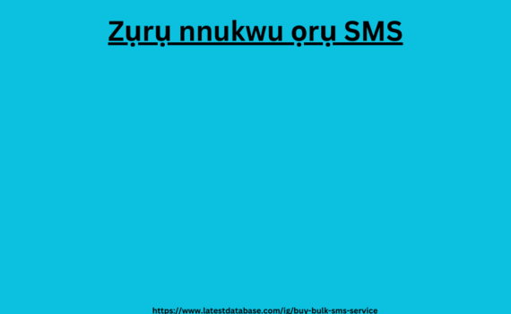 Zụrụ nnukwu ọrụ SMS