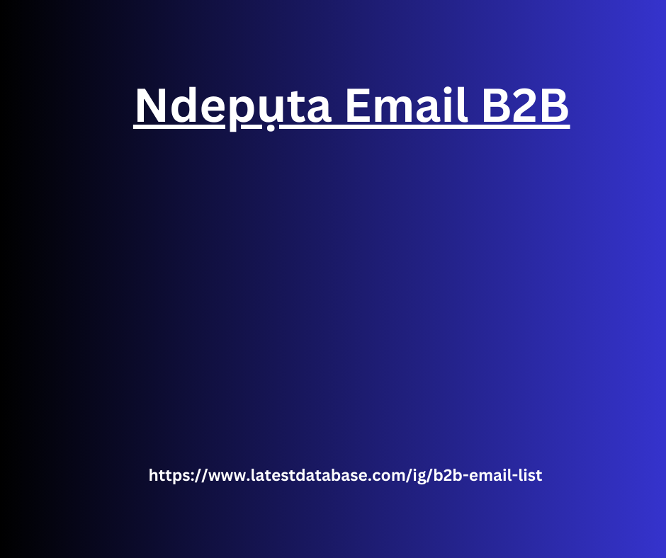 Ndepụta Email B2B