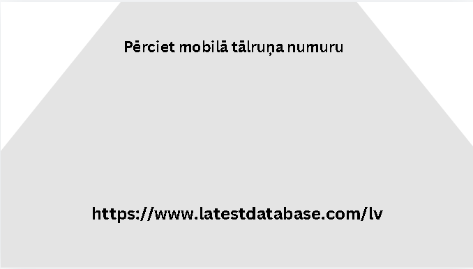 Pērciet mobilā tālruņa numuru