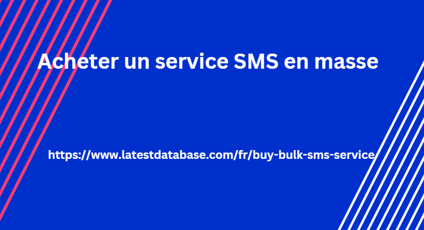 Acheter un service SMS en masse