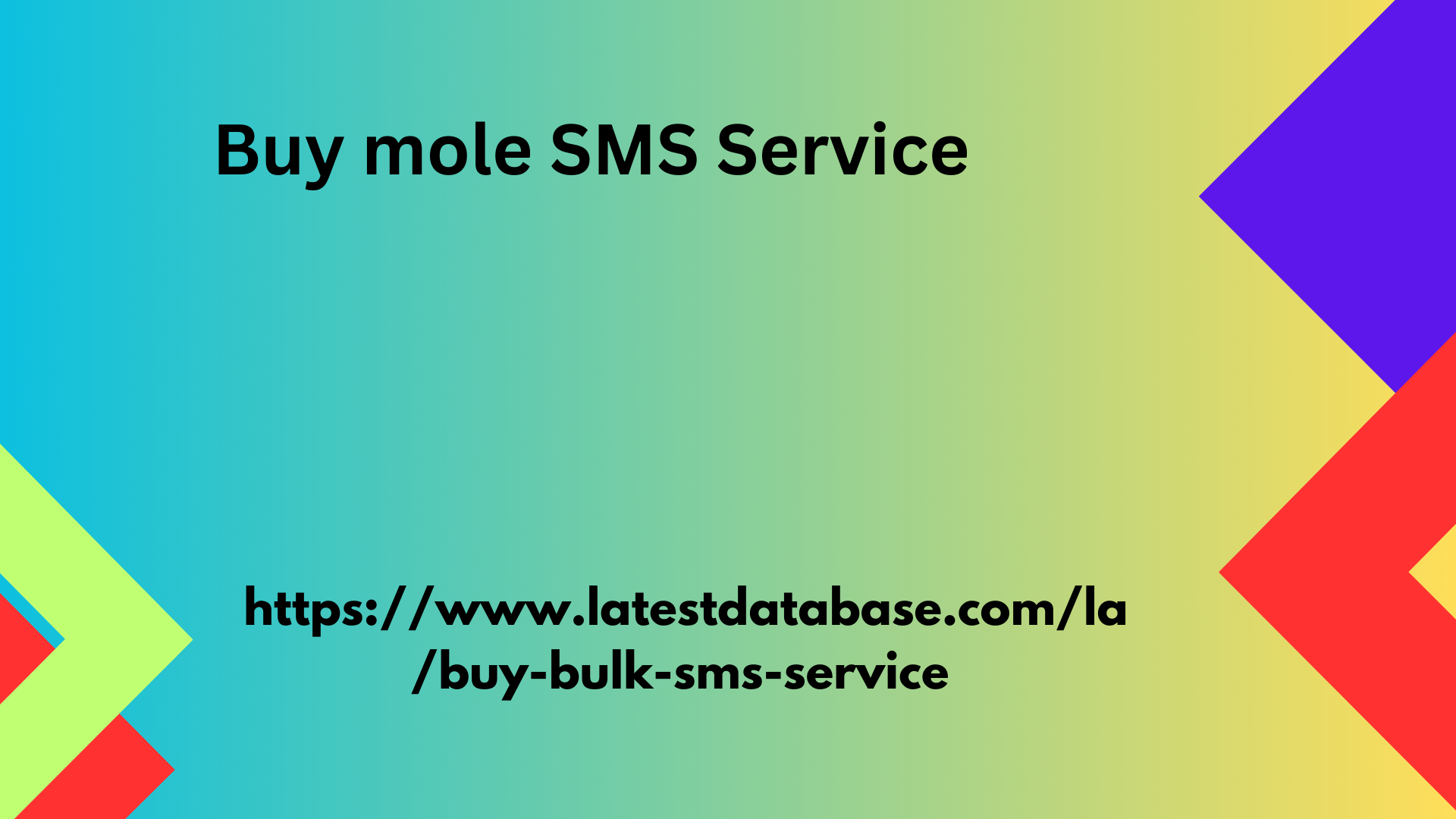 Buy mole SMS Service