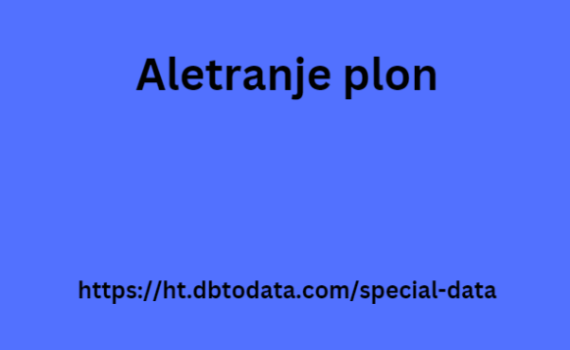 Aletranje plon