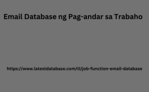 Email Database ng Pag-andar sa Trabaho